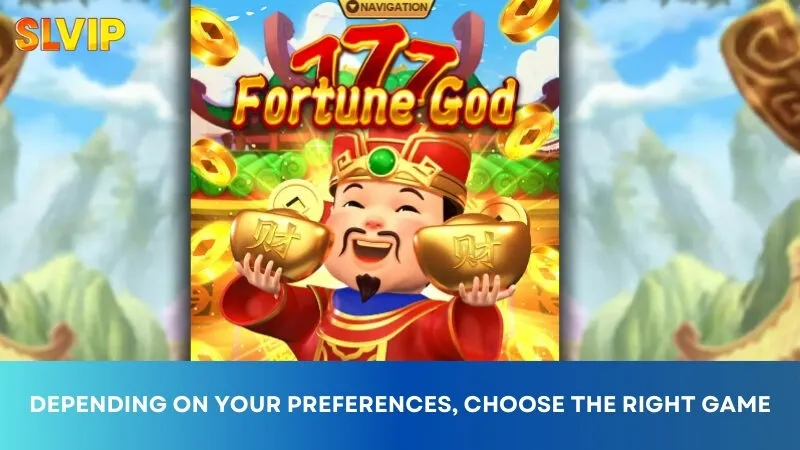 Choose the right game based on your preferences