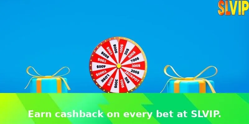 Earn cashback on every bet at SLVIP.