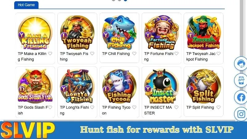 Hunt Fish for Rewards with SLVIP