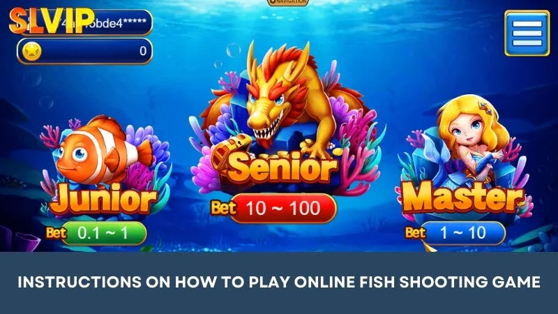 Instructions on how to play online fish shooting