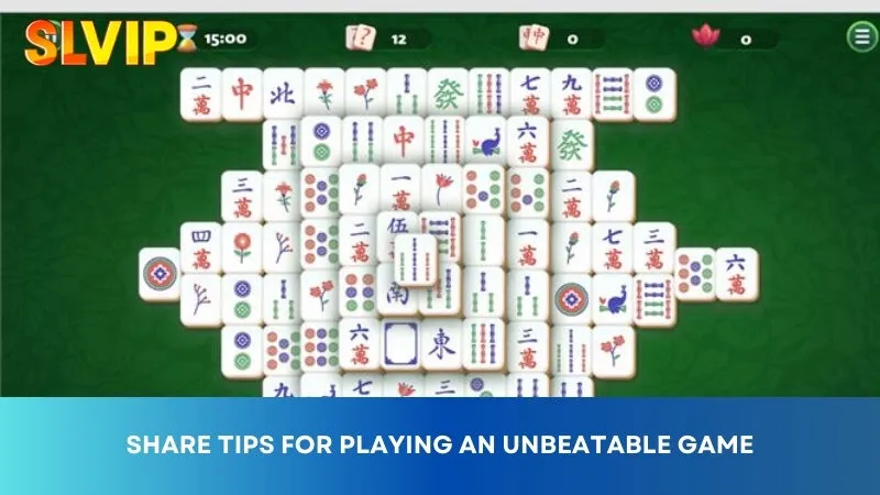 Sharing tips for playing an undefeated game