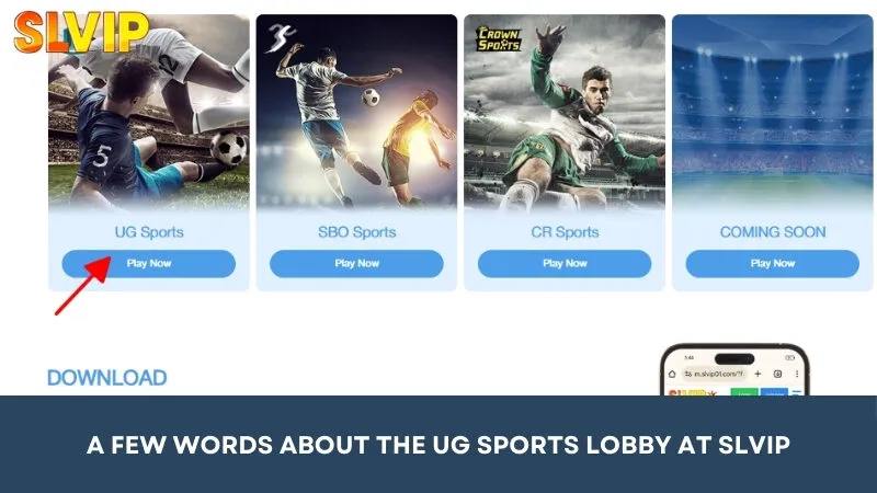 About UG Sports lobby at SLVIP