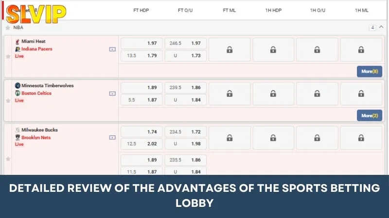 Detailed review of the advantages of the sports betting lobby