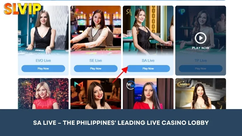 SA Live – The leading live casino lobby in the Philippines