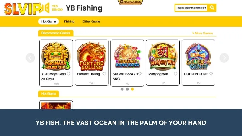 YB Fish: The vast ocean in the palm of your hand