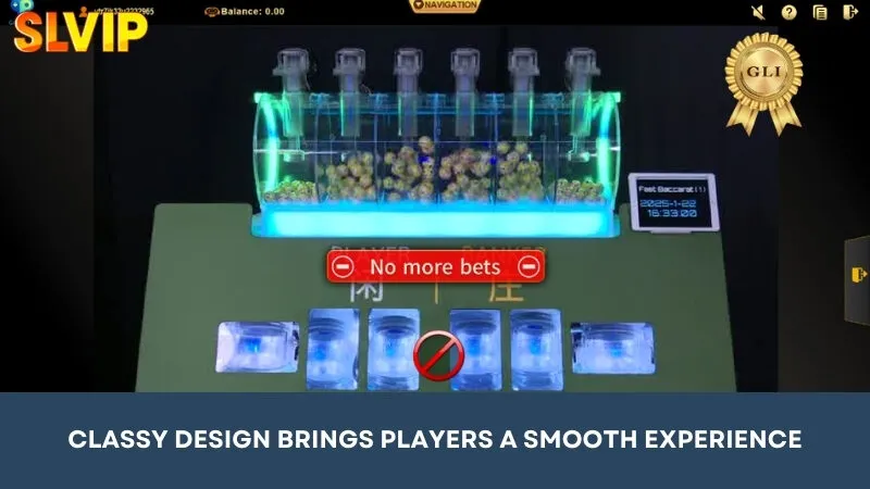 Classy design brings players a smooth playing experience